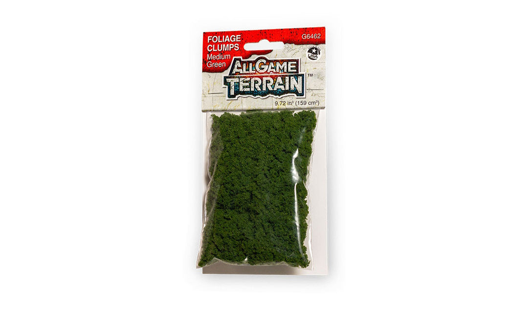 Woodland Scenics G6462 All Game Terrain Foliage Clumps Medium Green