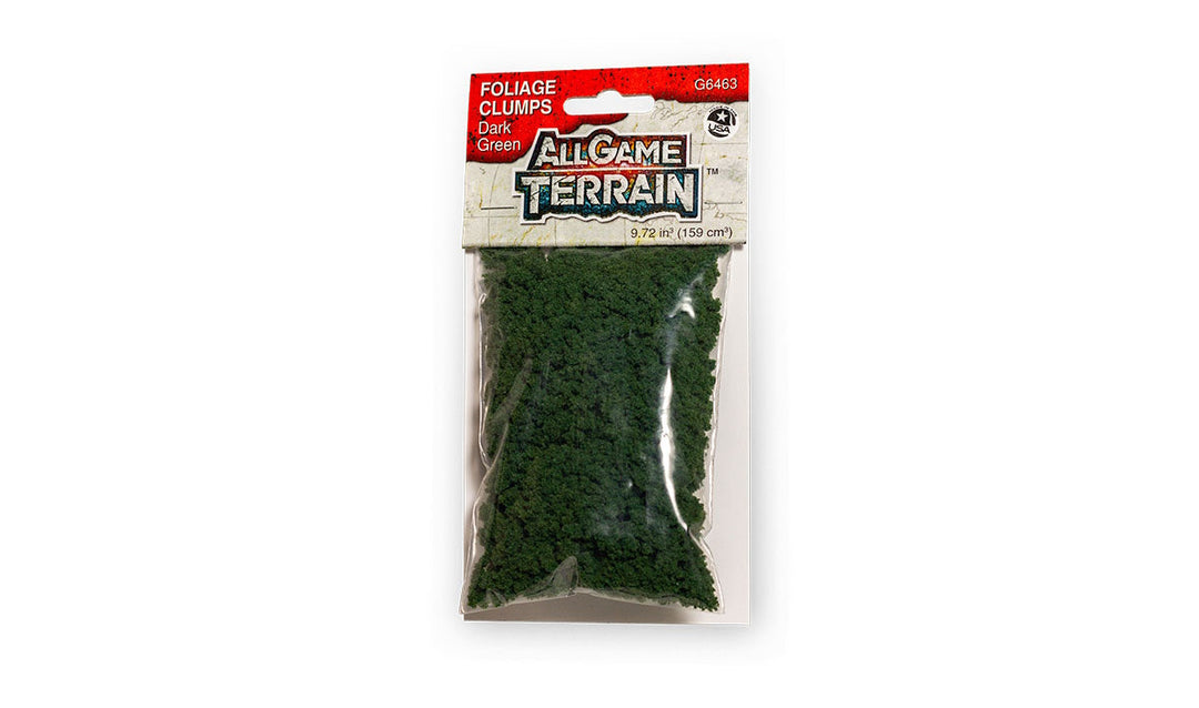 Woodland Scenics G6463 All Game Terrain Foliage Clumps Dark Green
