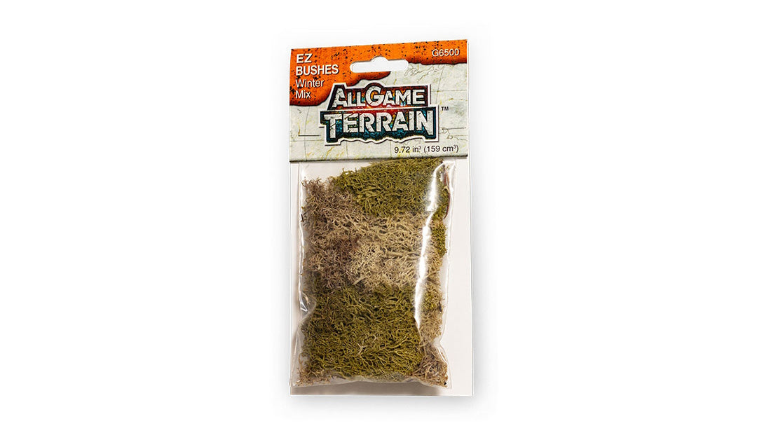 Woodland Scenics G6500 All Game Terrain EZ Bushes Winter Mix