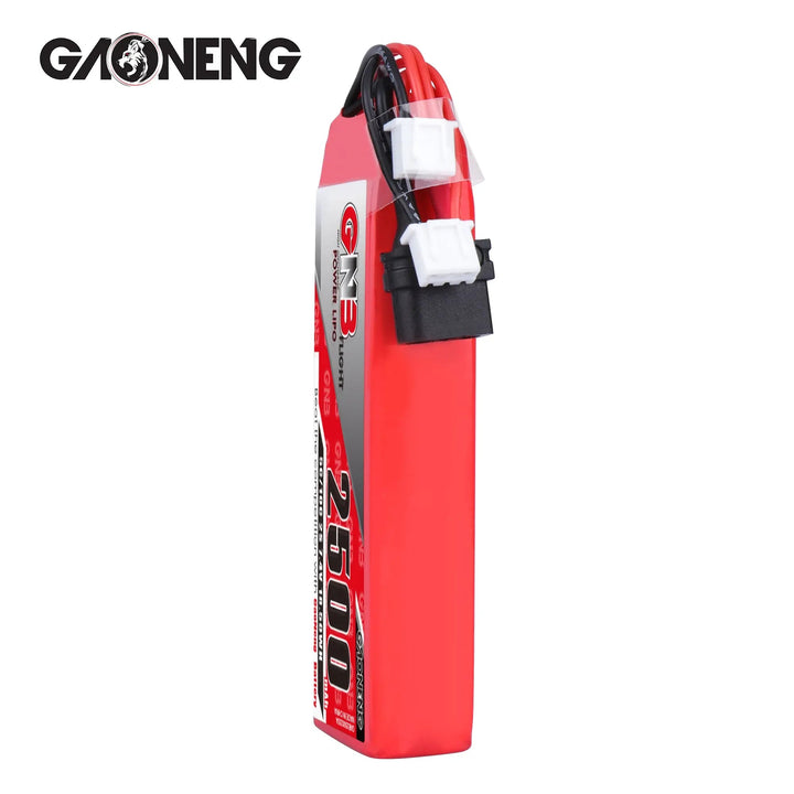 Batterie GNB LiPo 2S 2500MAH 7.4V 5C 10C pour FrSky X9D plus 2019 nouvelle édition XT60 connecteur XH2.54