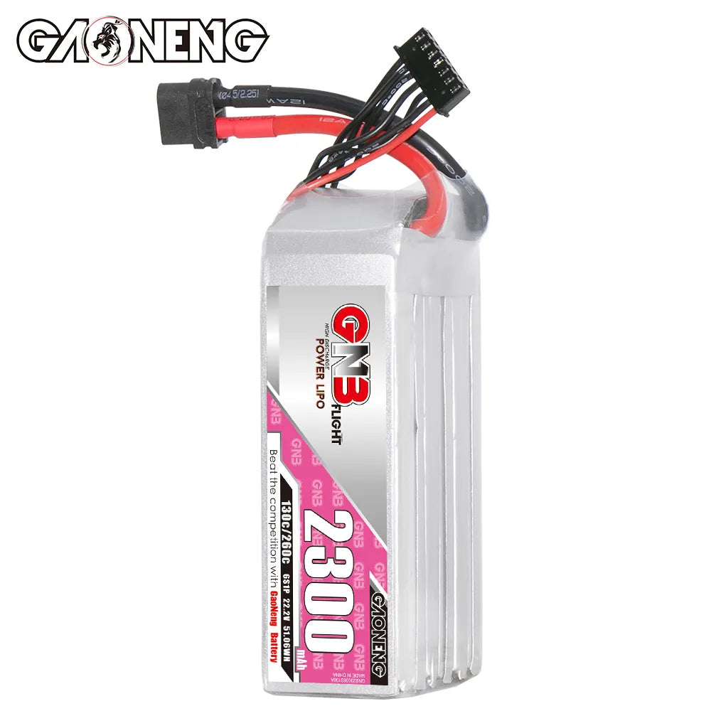 GNB 2300mah 6S 22.2V 130C XT60 RC LiPo Battery