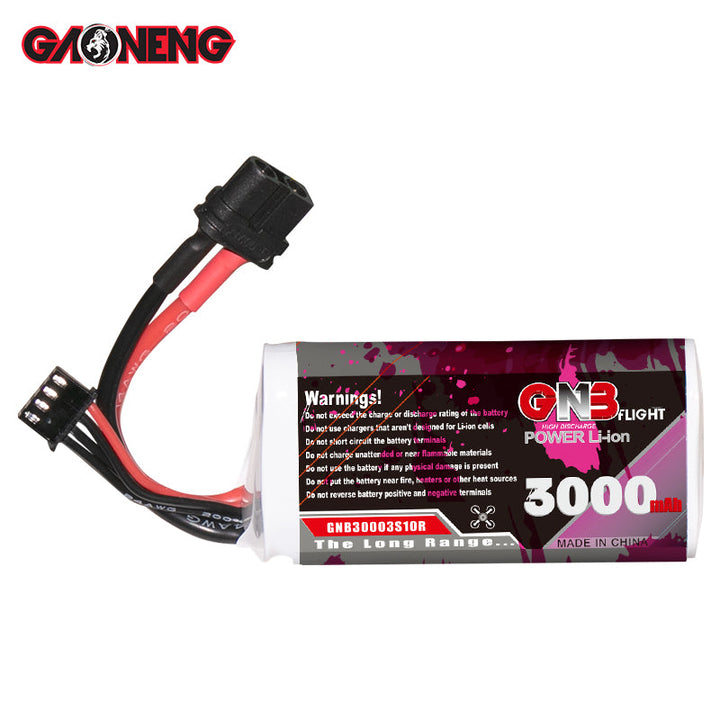 GNB 3000mah 11.1V 3S 10C Li-ion Battery Pack 18650 SONY VTC6 Long Range FPV