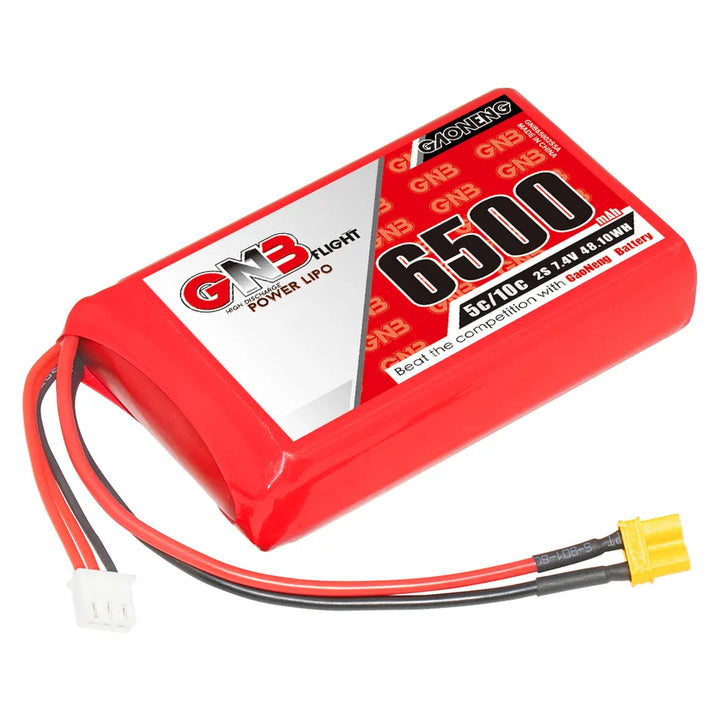 GNB 2S 7.4V 6500mah 5C LiPo Battery XT30 For RadioMaster Boxer