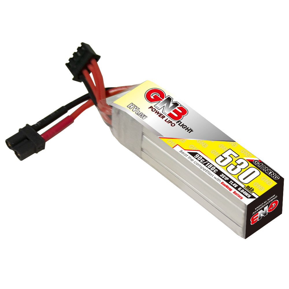 GNB 530mah 3S 11.4V HV 90c  LiPo Battery XT30