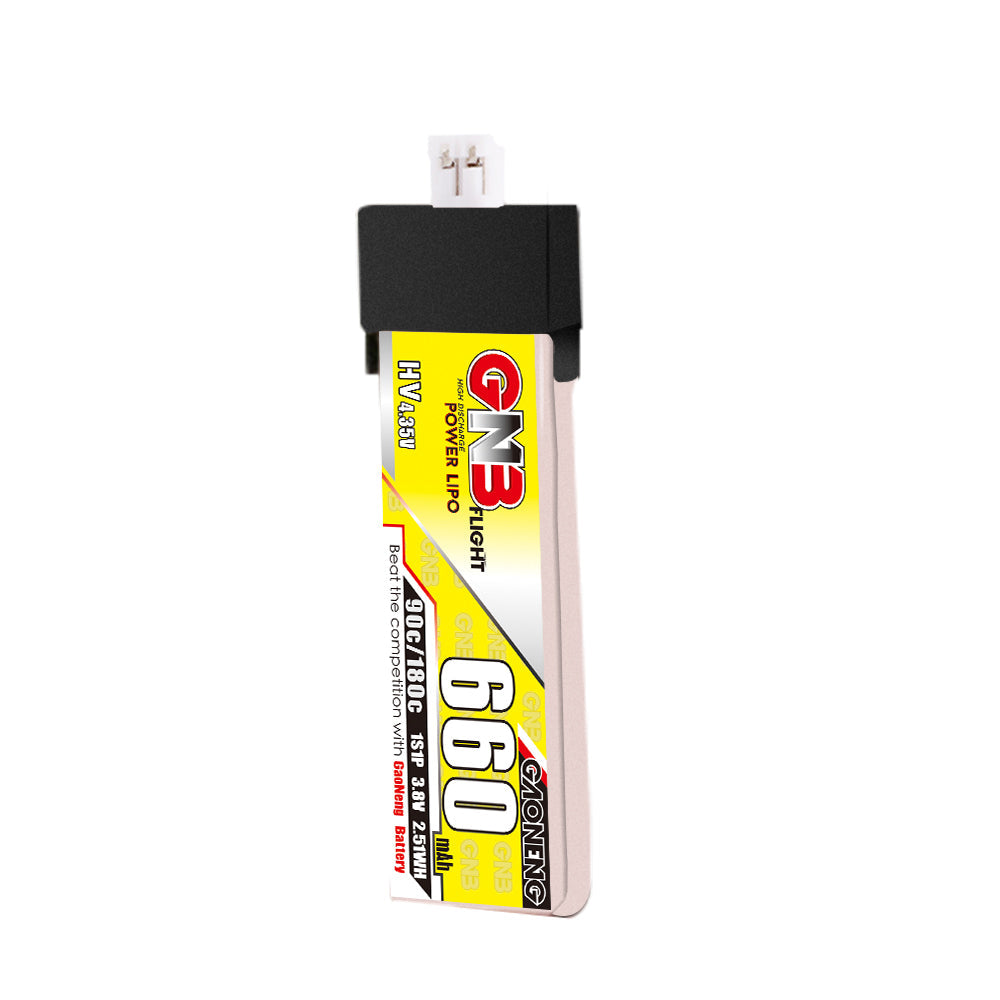 GNB 660mAh 1S 3.8V HV 90c  LiPo Battery PH 2.0