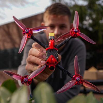 WREKD® Hoku Pre-Built & Tuned FPV Racing Drone w/ ELRS & Analog - Choose Kv