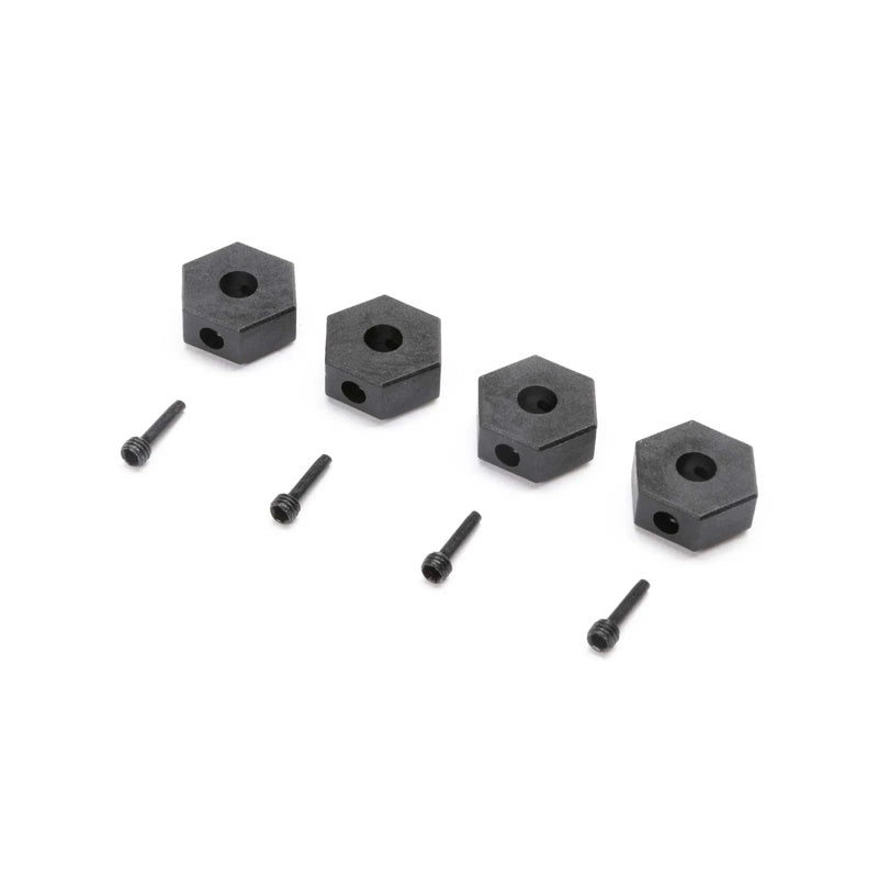 Losi LOS212050 12mm Wheel Hex and Screwpin 4 Mini LMT