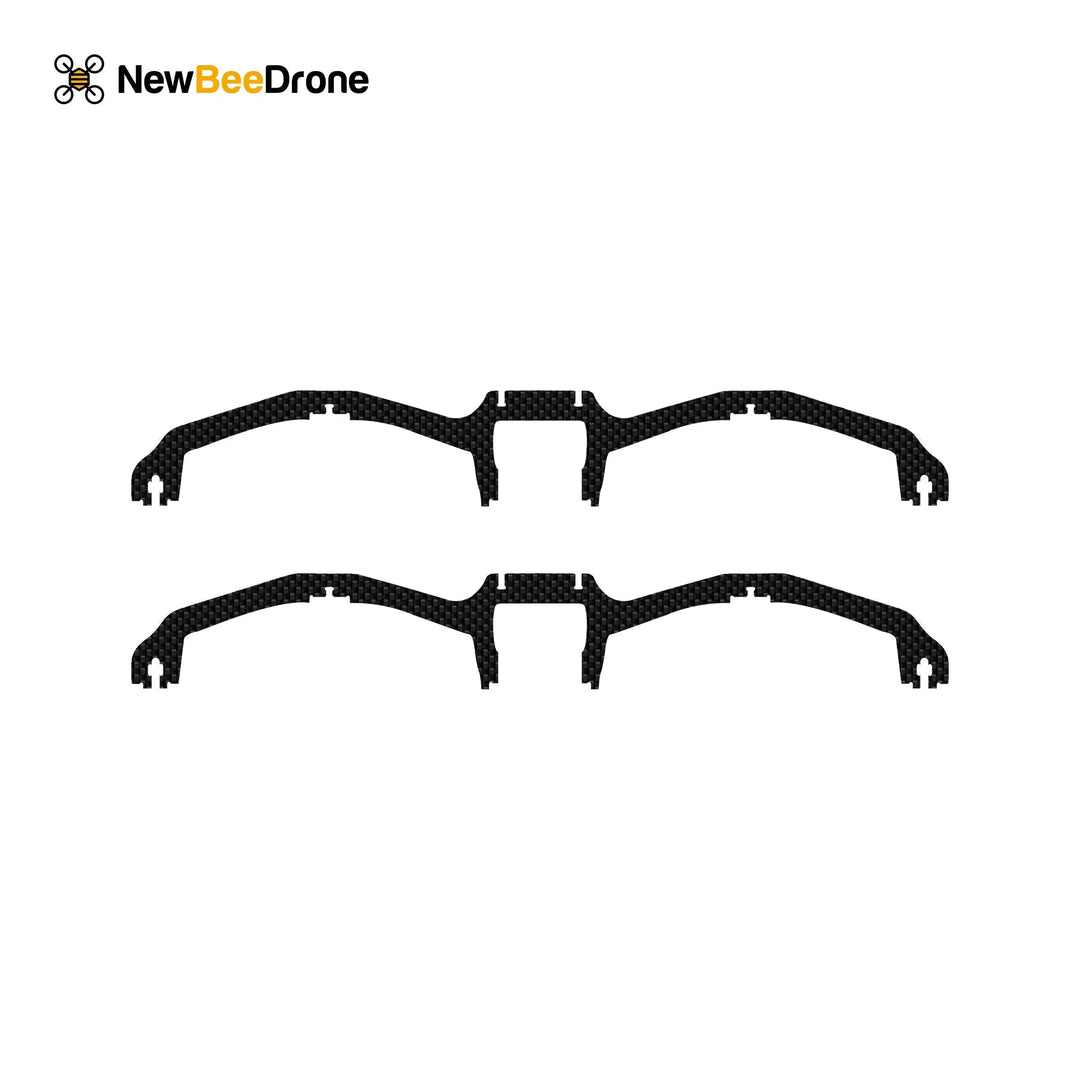 Pièces de rechange pour cadre en fibre de carbone NewBeeDrone CinemAh - Plaque principale, plaques latérales, supports de moteur, etc. 