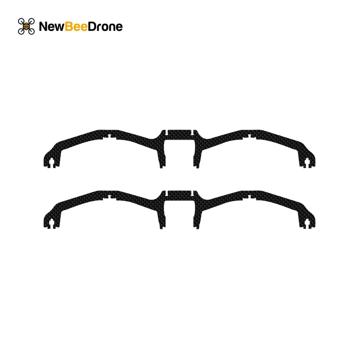 Pièces de rechange pour cadre en fibre de carbone NewBeeDrone CinemAh - Plaque principale, plaques latérales, supports de moteur, etc. 