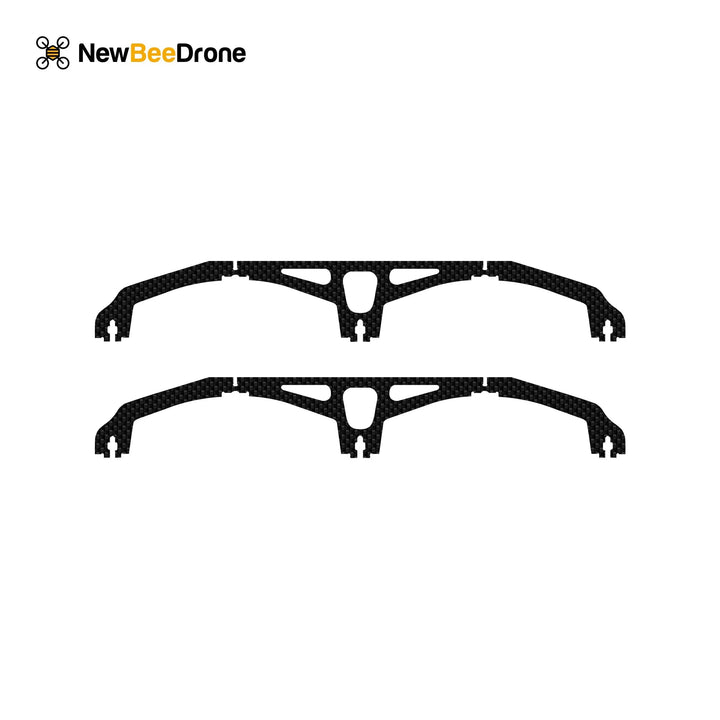 Pièces de rechange pour cadre en fibre de carbone NewBeeDrone CinemAh - Plaque principale, plaques latérales, supports de moteur, etc. 