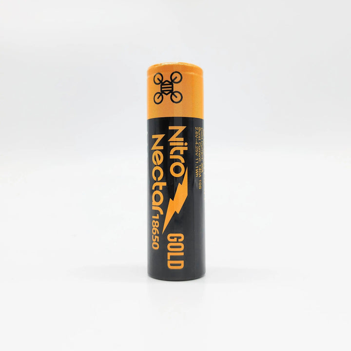 NewBeeDrone Nitro Nectar Gold 3000mAh 1S Tabless 18650 Battery – 2 Pack