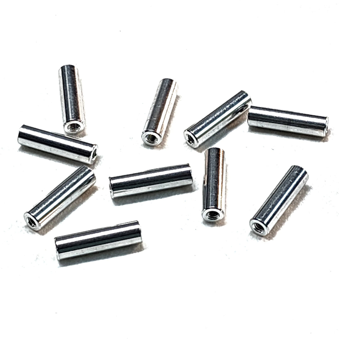 (PRE-ORDER) 22mm M3 F/F Aluminum Tapped Standoff / Spacer Silver Anodized 6mm O.D. for Nutria