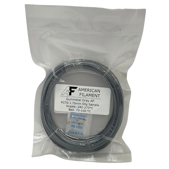 Gunmetal Gray AF 1.75mm PCTG Filament Made in the USA!