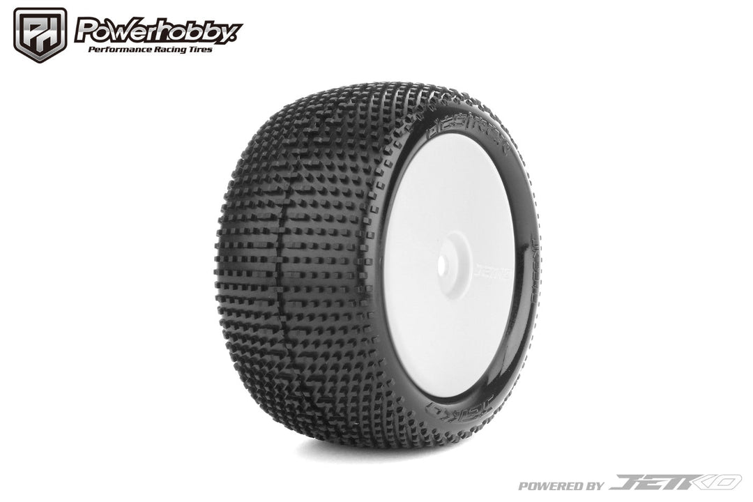 Powerhobby Desirer 1/10 Rear Buggy Clay Mounted Tires Ultra Soft 2WD / 4WD