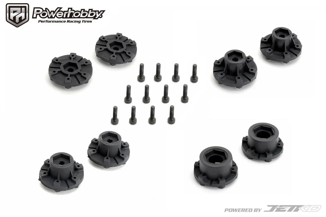 Powerhobby 1/10 2.8" MT Defender Tires (2) w/ Removable Hex Wheels
