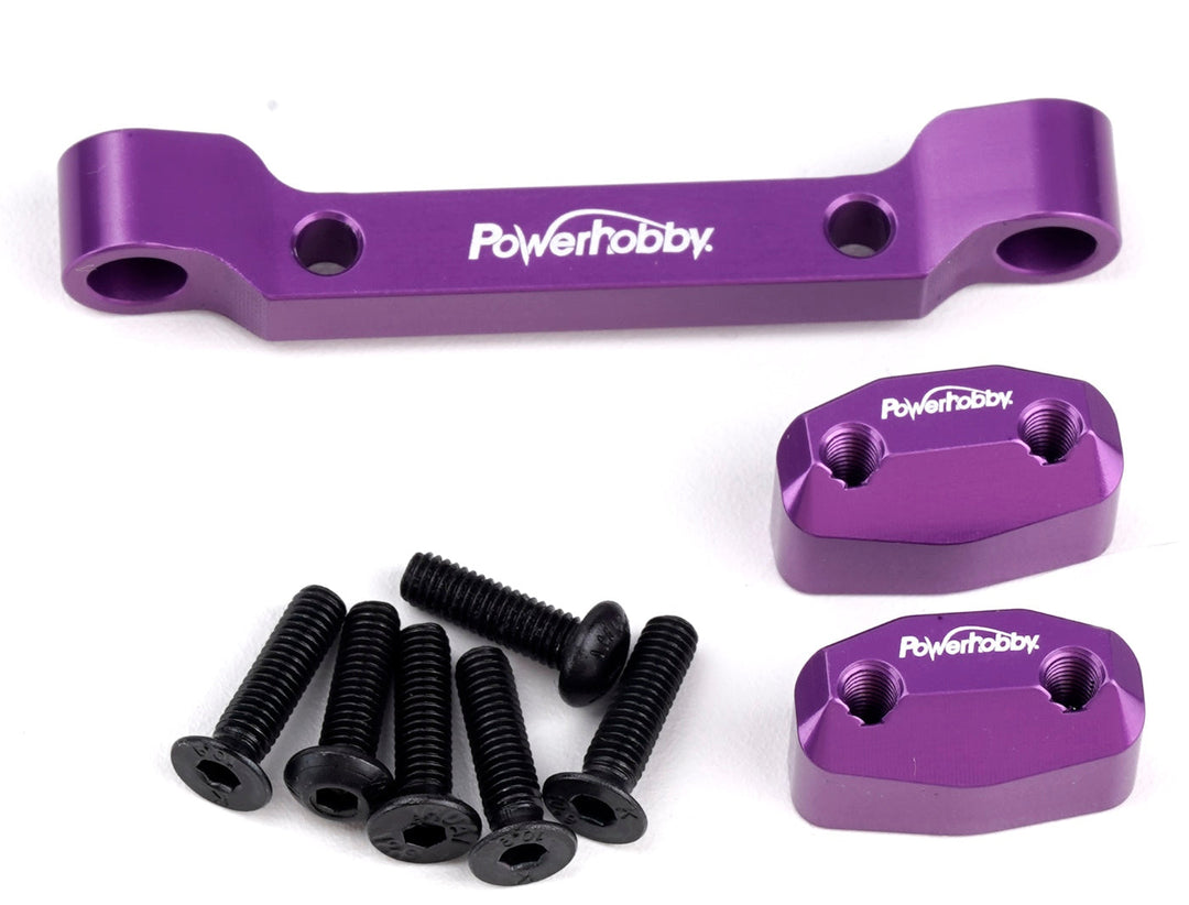Powerhobby Aluminum Rear Pivot Block Purple HPI RS4 Sport3