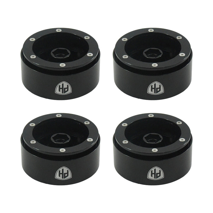 Powerhobby Aluminum 2.2" Beadlock Wheels Blue (4) 1/10 Rock Crawler