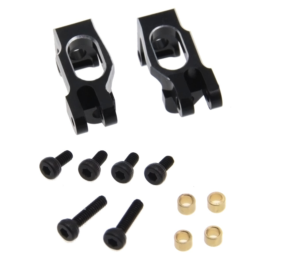 Powerhobby Aluminum Front C-Hub Black Kyosho Mini-Z MB-010