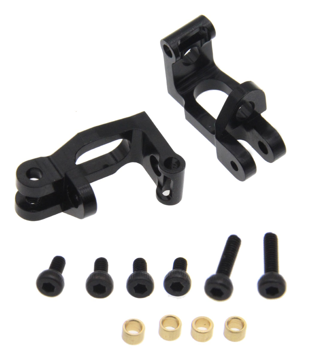 Powerhobby Aluminum Front C-Hub Black Kyosho Mini-Z MB-010