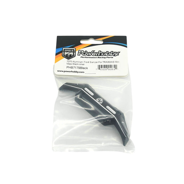 Powerhobby 7075 Aluminum Front Bumper Black For Traxxas Mini Maxx