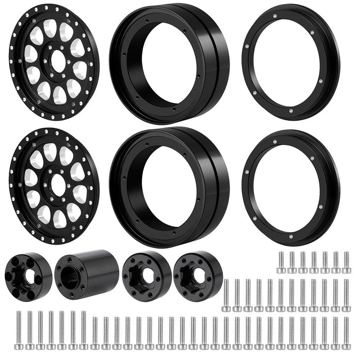 Powerhobby Beadlock 2.2" Dual Wheels / Rims 1/10 Rock Crawler