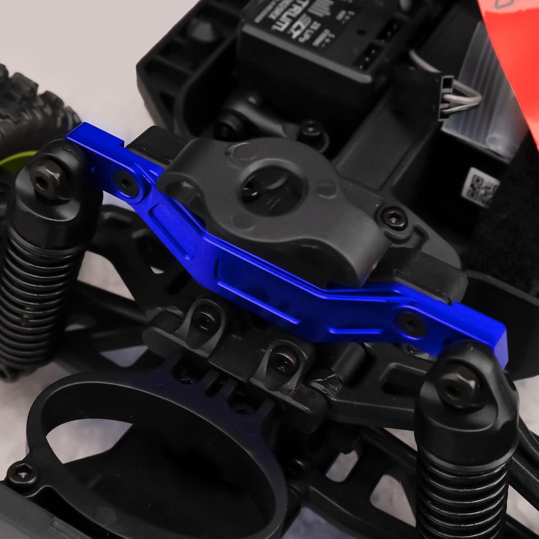 Powerhobby Aluminum Front Shock Tower Dampler Plate Blue Arrma Grom Granite / Mojave