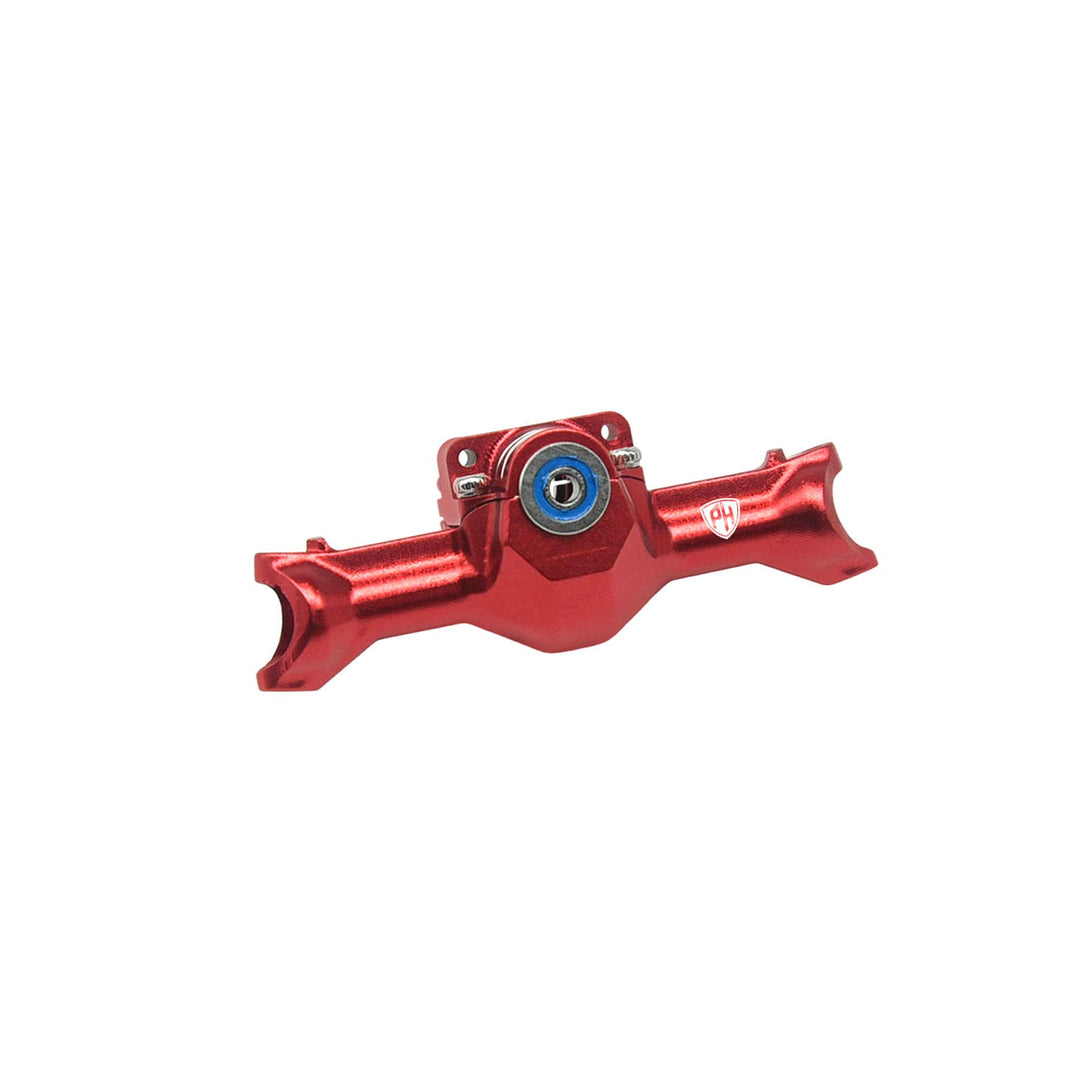 Powerhobby Aluminum Front Axle w Cover Red Axial SCX30