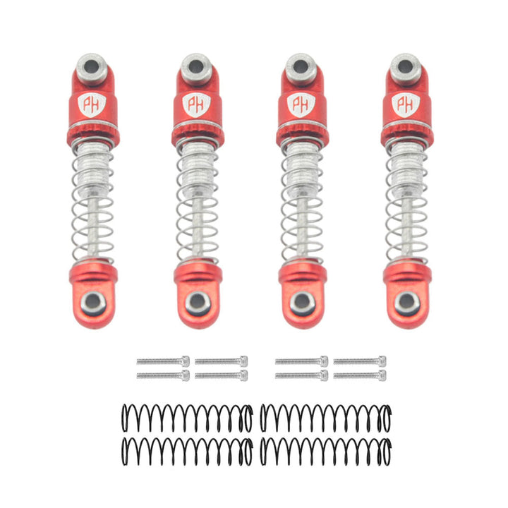 Powerhobby Aluminum Shocks 21.5mm (4) Red Axial SCX30
