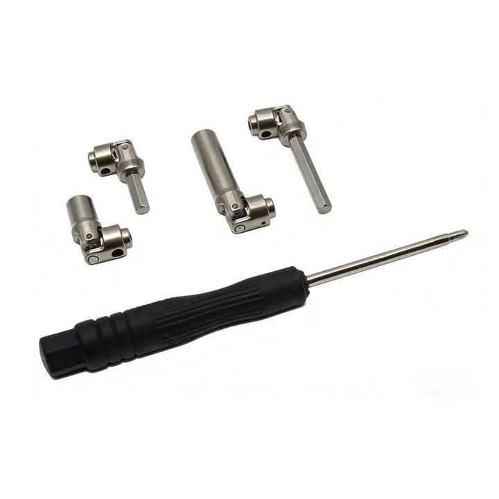 Powerhobby Steel Front + Rear Drive Shafts Redcat Ascent-32 1/32