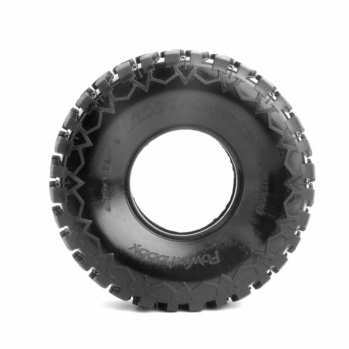 Powerhobby 1.9" Ledge Runners Ultra Soft 1/10 Rock Crawler Tires w Dual Stage Foams (2)