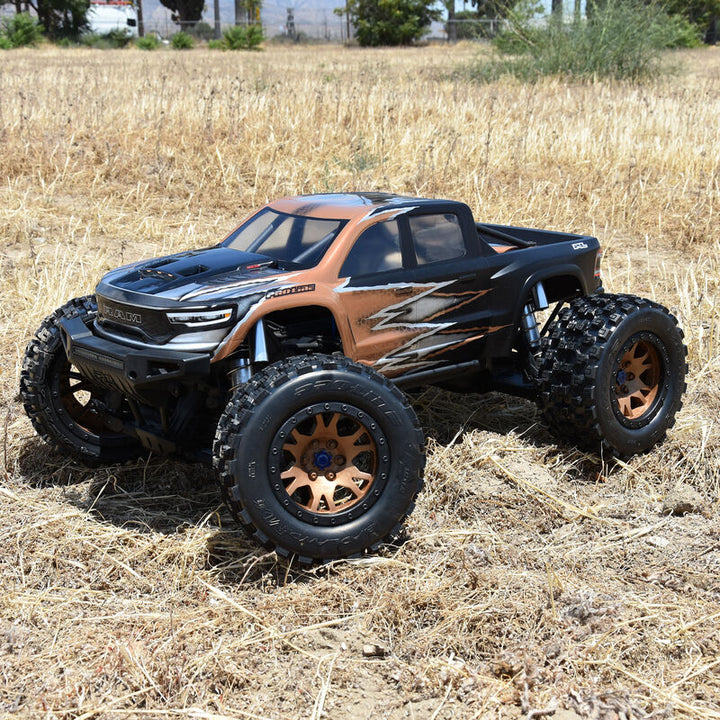 Pro-Line Badlands MX43 Pro-Loc Mounted Tires / Wheels Bronze (4) X-Maxx