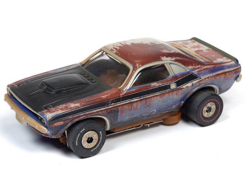 Auto World 1970 Dodge Challenger T/A Graveyard Carz HO Slot Car SC345 fits AFX