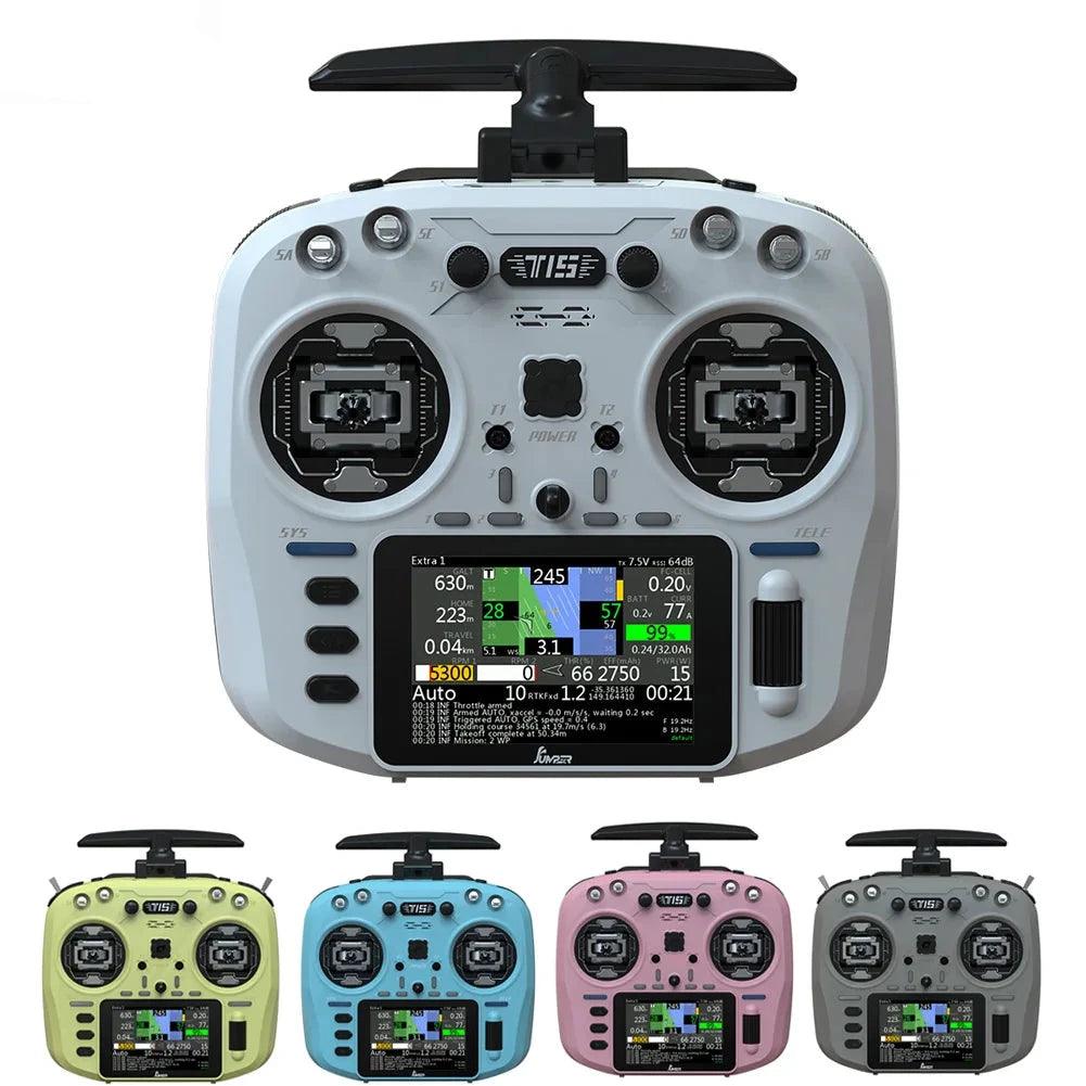 Jumper T15 ELRS 2.4GHz Radio Transmitter w/ 3.5" Touchscreen + Hall Gimbals - Choose Color