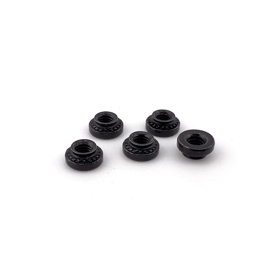 M3 Press Nuts - Black (5pcs)