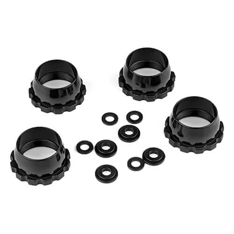 Tekno RC 6730 Shock Adjustment Collar & Guide Set (for 16mm springs 13mm shocks)