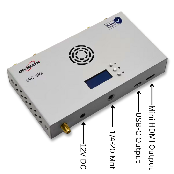 Divimath GroundLink UVC VRX (USB-C Digital + Analog VRX)