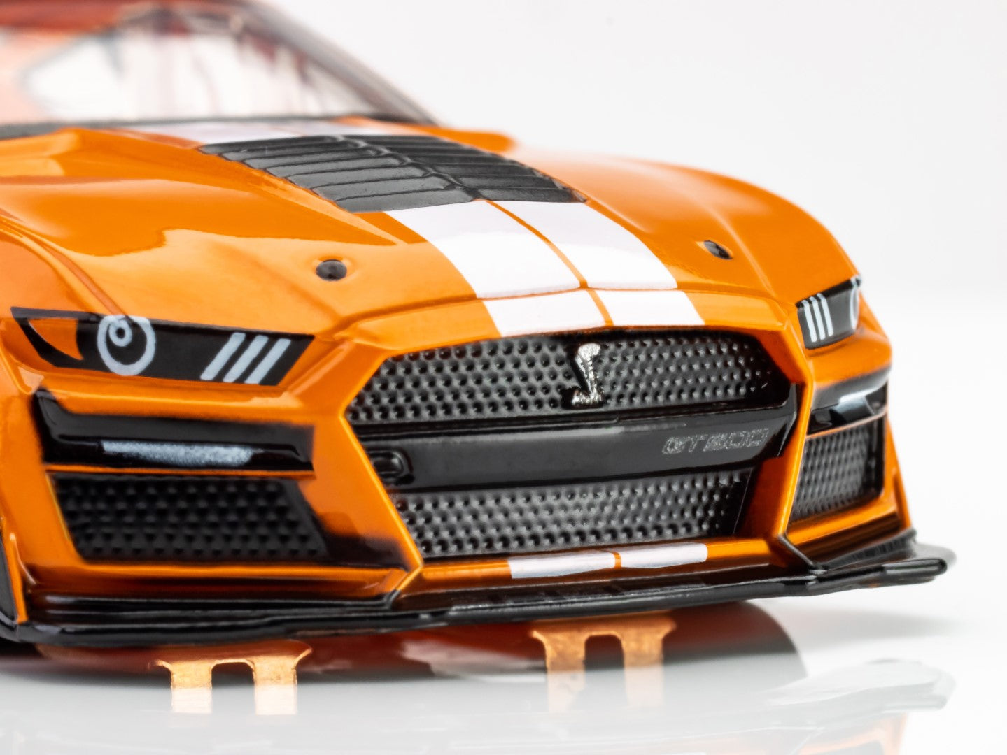 AFX 22069 Ford Mustang GT500 Twister Orange HO Scale Slot Car MegaG Pl