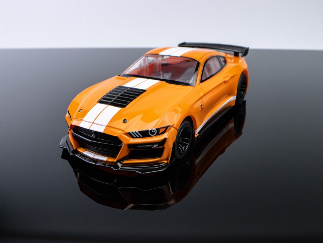 AFX 22069 Ford Mustang GT500 Twister Orange HO Scale Slot Car MegaG Plus