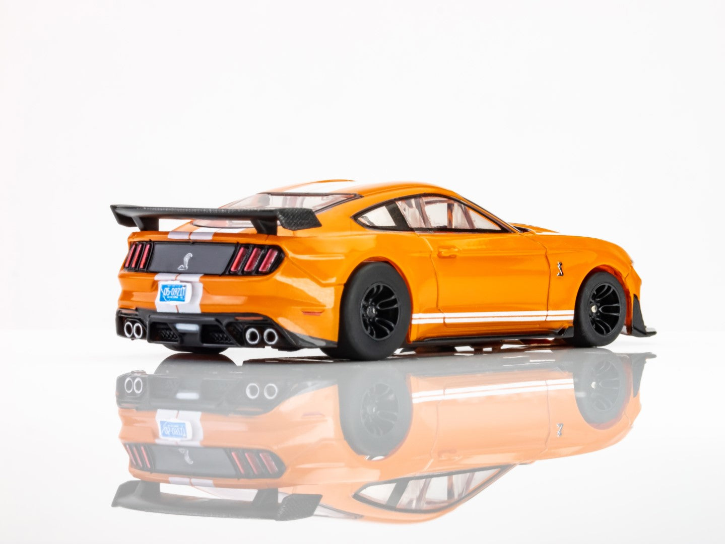 AFX 22069 Ford Mustang GT500 Twister Orange HO Scale Slot Car MegaG Pl