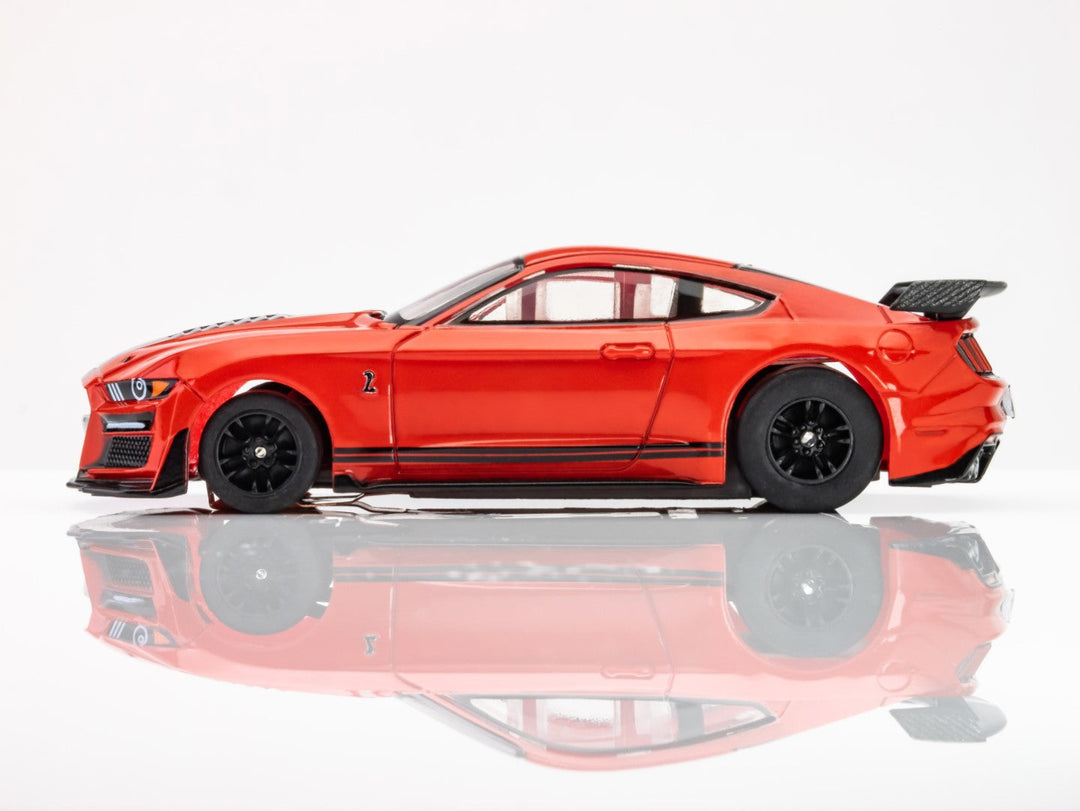 AFX Ford Mustang GT500 Red Chevy Camaro ZL1 Yellow HO Slot Car 22077 22075