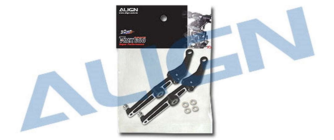 Align HN6092-00 Metal Washout Control Arm (Black) T-Rex 550E 600 600 Nitro