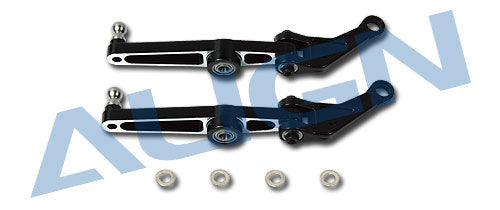 Align HN6092-00 Metal Washout Control Arm (Black) T-Rex 550E 600 600 Nitro