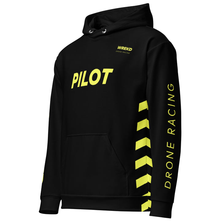 WREKD Drone Racing Unisex Hoodie - Black