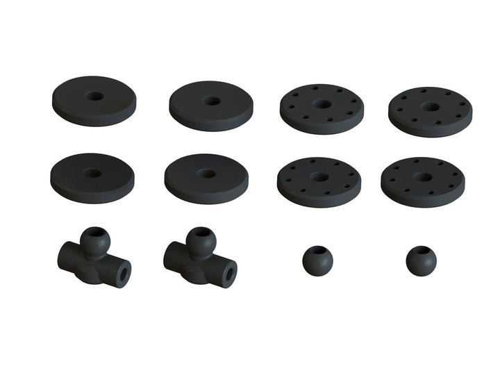 Arrma ARA330764 Shock Set Bore16mm Length110mm Piston 8x1.2mm Oil 2000cst Talion