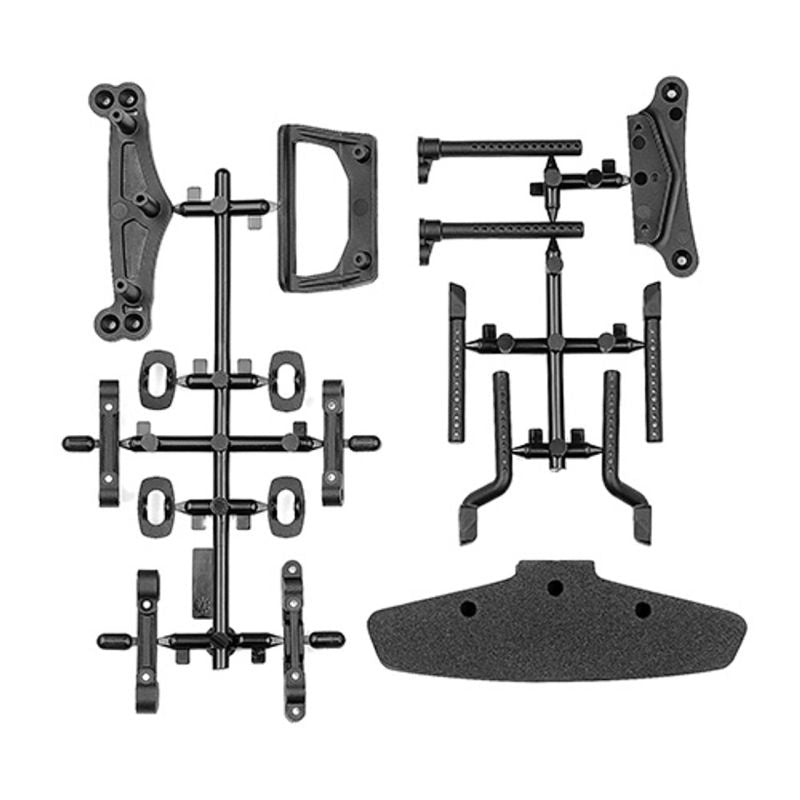 Team Associated 72205 DC10 Arm Mounts, Body Mounts, and Bumper Mounts