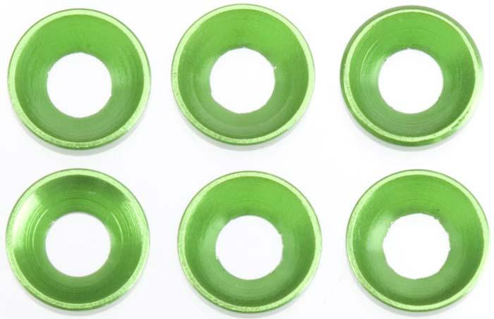 Axial AX1101 AX10 Score Cone Washer 3x6.9x2mm (6)