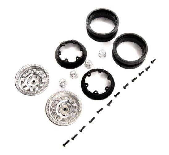 Axial AXI43009 1.9 KMC Machete Beadlock Wheels Satin (2) SCX10 III