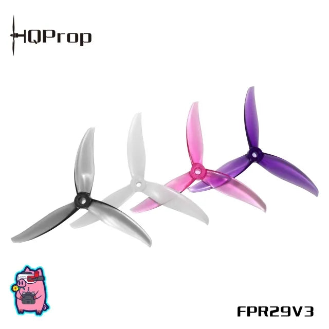 HQProp FlowerPig R29 V3 (2CW+2CCW) - Choose Color