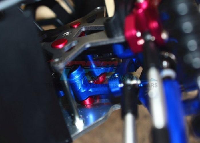 GPM RACING BR048-BLUE ALUMINUM STEERING LOSI BAJA REY ROCK REY