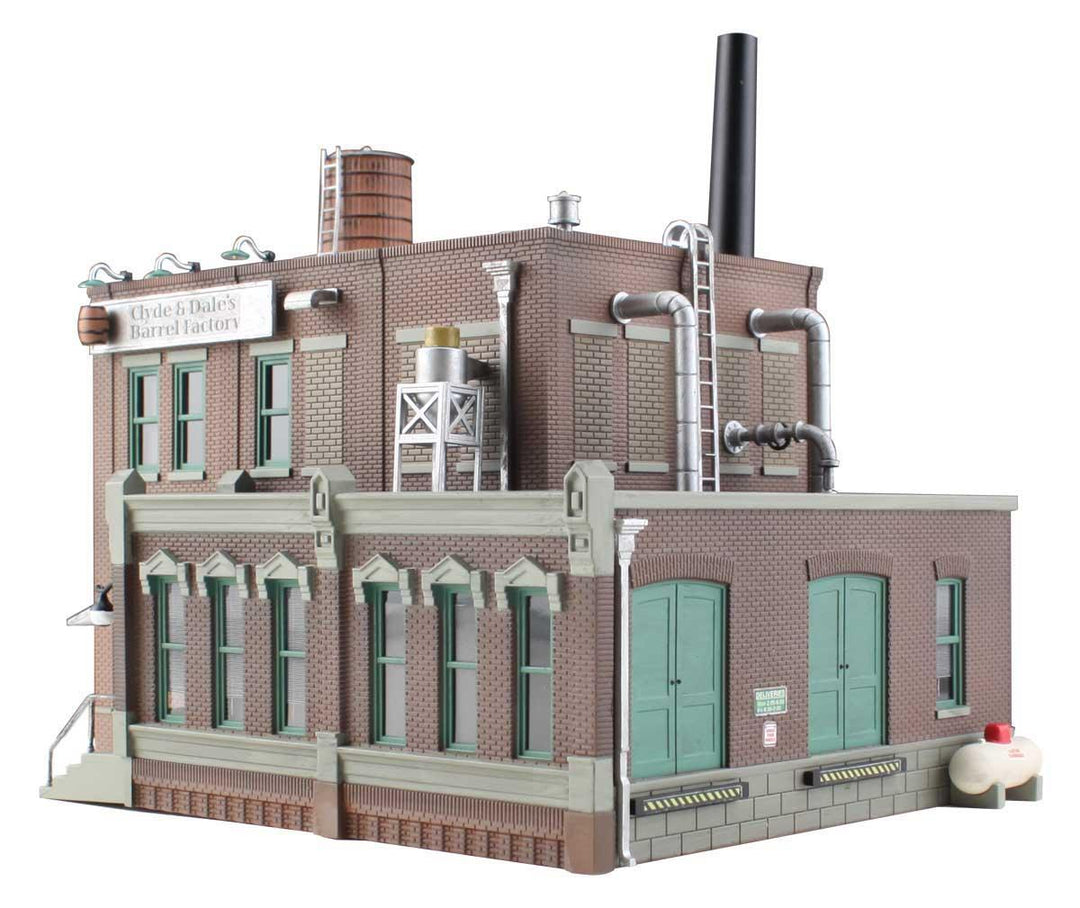 Woodland Scenics BR5026 HO Clyde & Dale's Barrel Factory Structure Built-&-Ready